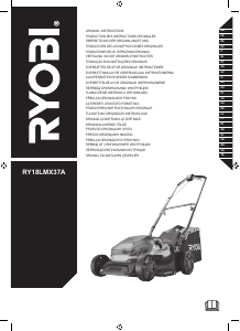 Manual de uso Ryobi RY18LMX37A Cortacésped