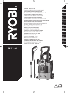 Manual Ryobi RPW120B Máquina de limpeza a alta pressão