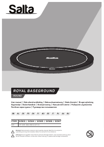 Käyttöohje Salta 5066 Royal Baseground Trampoliini