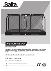 Bruksanvisning Salta 5857 Premium Ground Studsmatta