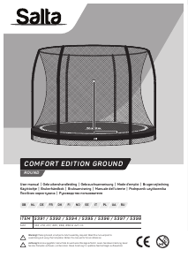 Bruksanvisning Salta 5398 Comfort Edition Ground Studsmatta