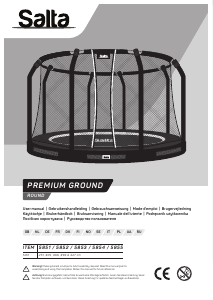 Instrukcja Salta 5853 Premium Ground Trampolina