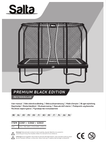 Bruksanvisning Salta 5363 Premium Black Edition Studsmatta