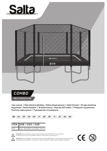 Bruksanvisning Salta 590 Combo Rectangular Trampoline