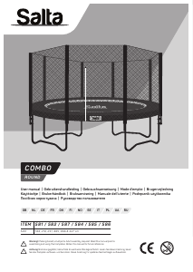 Bruksanvisning Salta 586 Combo Round Trampoline