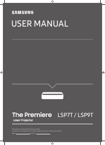 Handleiding Samsung LSP9T The Premiere Beamer