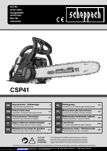 Manuale Scheppach CSP41 Motosega