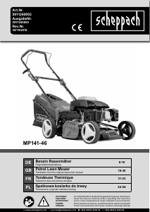 Manual Scheppach MP141-46 Lawn Mower