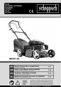 Manual Scheppach MS161-46 Lawn Mower