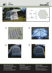 Handleiding Skandika Kardis Tent