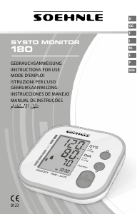 Manual Soehnle Systo Monitor 180 Medidor de pressão