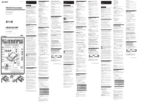 Bedienungsanleitung Sony ICF-CD7000 Uhrenradio