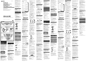 Manuale Sony ICF-CD853 Radiosveglia