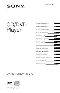 Manual de uso Sony DVP-SR370B Reproductor DVD