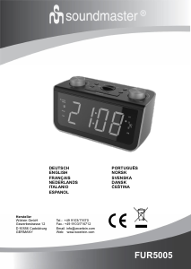 Manual SoundMaster FUR5005 Alarm Clock Radio