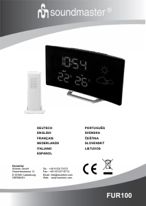 Manual SoundMaster FUR100 Alarm Clock Radio