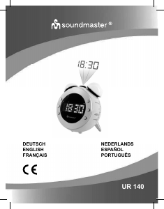 Manual de uso SoundMaster UR140RO Radiodespertador