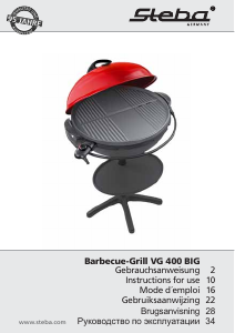 Manual Steba VG 400 Barbecue