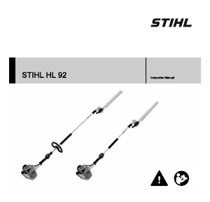 Handleiding Stihl HL 92 Heggenschaar