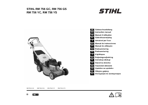 Manual de uso Stihl RM 756 GS Cortacésped