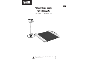 Manual Tanita PW-630MA Scale