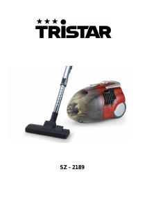 Manual Tristar SZ-2189 Vacuum Cleaner