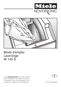 Mode d’emploi Miele W 145 S Lave-linge