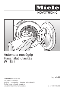 Használati útmutató Miele W 1514 Mosógép