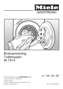 Bruksanvisning Miele W 1514 Tvättmaskin
