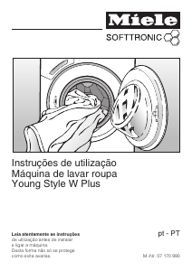 Manual Miele W 1712 Máquina de lavar roupa