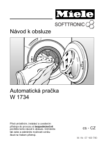 Manuál Miele W 1734 Pračka