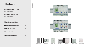 Bedienungsanleitung Theben RAMSES 366/1 top Thermostat
