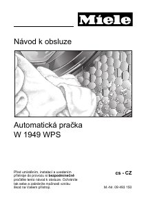 Manuál Miele W 194 Pračka