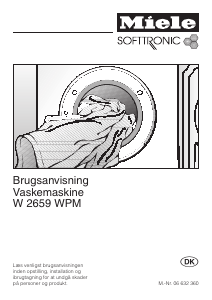 Brugsanvisning Miele W 2659 R WPM Vaskemaskine