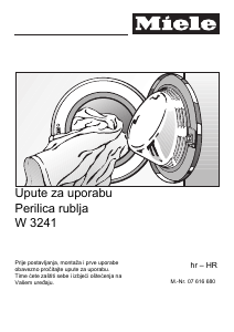 Priručnik Miele W 3241 Stroj za pranje rublja