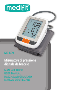 Handleiding Medifit MD 509 Bloeddrukmeter