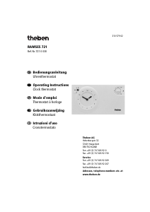 Manual Theben RAMSES 721 Thermostat