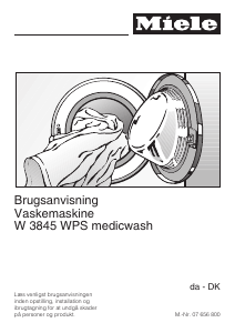 Brugsanvisning Miele W 3845 WPS Medicwash Vaskemaskine