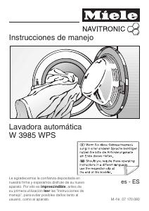 Manual de uso Miele W 3985 WPS Lavadora