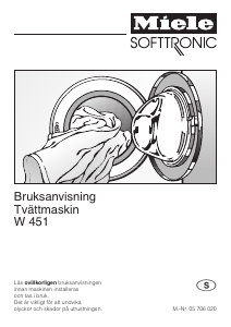 Bruksanvisning Miele W 451 Tvättmaskin