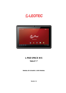 Handleiding Leotec LETAB705 L-Pad Space III S Tablet
