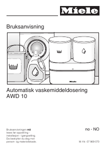 Bruksanvisning Miele W 5000 WPS Supertronic Vaskemaskin