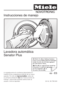 Manual de uso Miele W 504 Lavadora