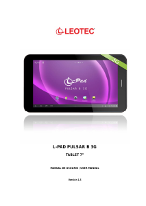 Manual Leotec LETAB714 L-Pad Pulsar B 3G Tablet