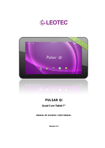 Handleiding Leotec LETAB724 Pulsar Qi Tablet