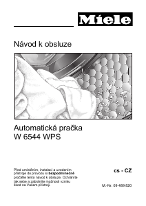 Manuál Miele W 6544 WPS Pračka
