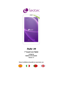 Manual de uso Leotec LETAB726 Stellar 3G Tablet