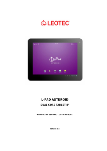 Manual de uso Leotec LETAB806 L-Pad Asteroid Tablet