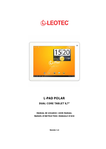 Mode d’emploi Leotec LETAB907 L-Pad Polar Tablette