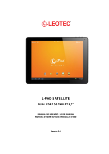 Manual Leotec LETAB909 L-Pad Satellite Tablet